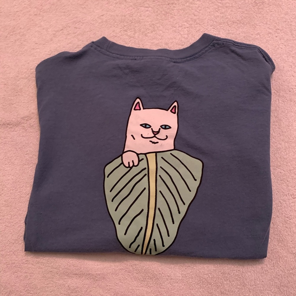 RIPNDIP blue long sleeve shirt size: S